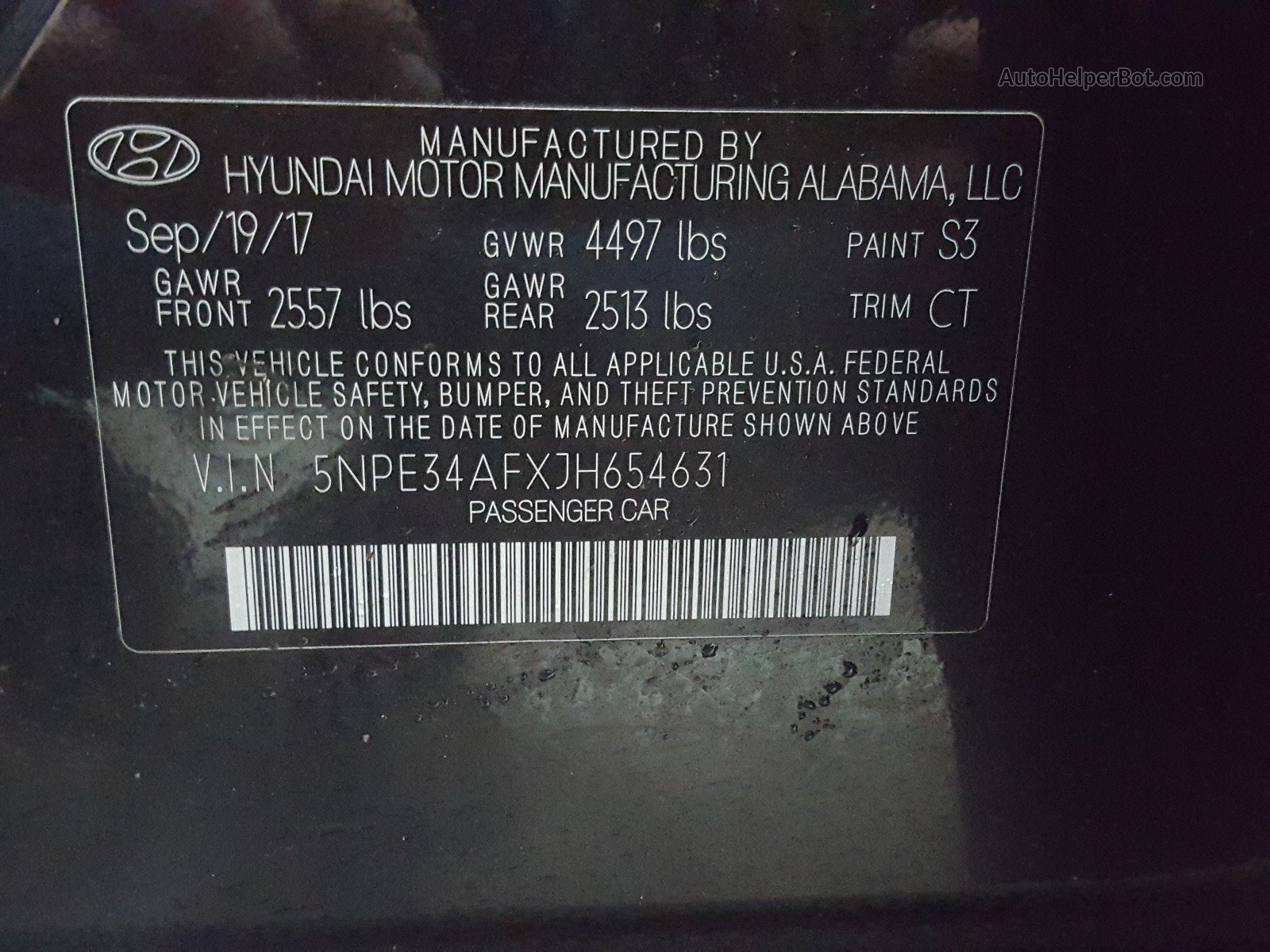 2018 Hyundai Sonata Sport Черный vin: 5NPE34AFXJH654631