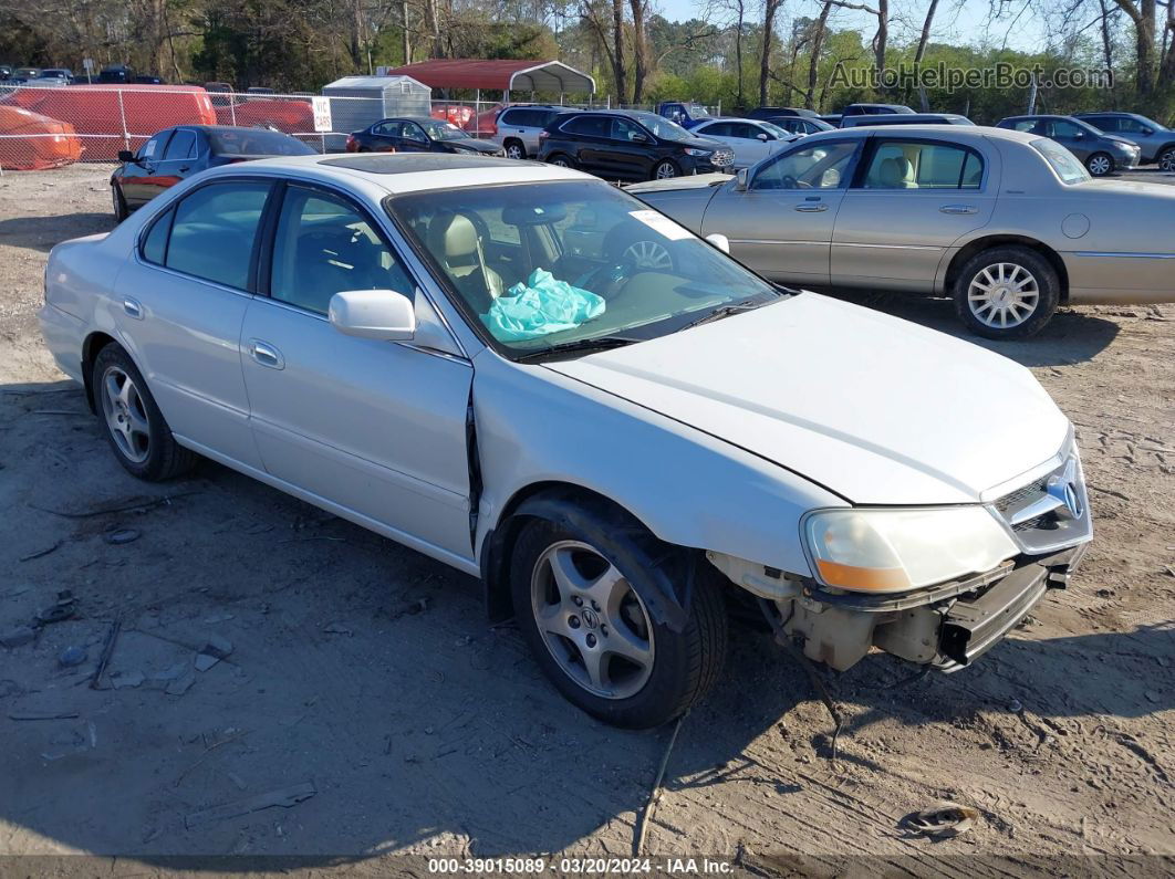 2002 Acura Tl 3.2 White vin: 19UUA56612A007030