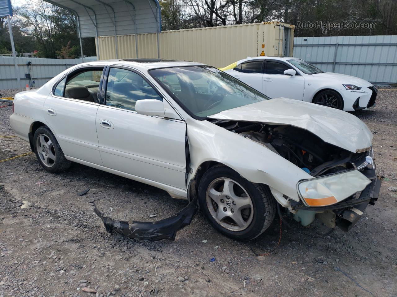 2002 Acura 3.2tl  White vin: 19UUA56632A015307