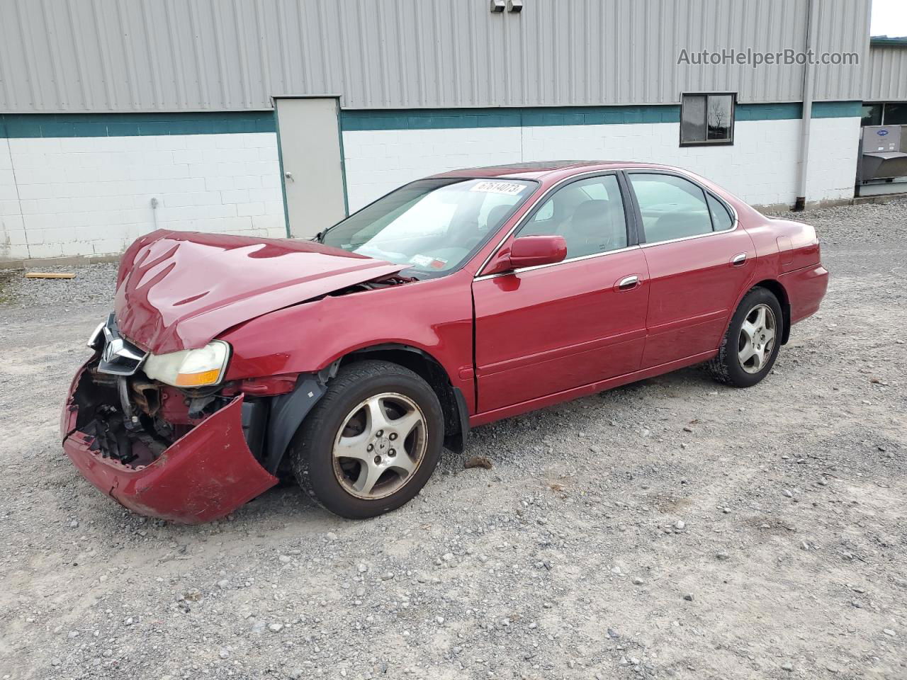 2002 Acura 3.2tl  Red vin: 19UUA56632A052972