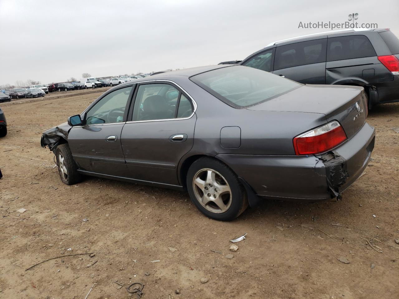 2002 Acura 3.2tl  Серый vin: 19UUA56652A006611