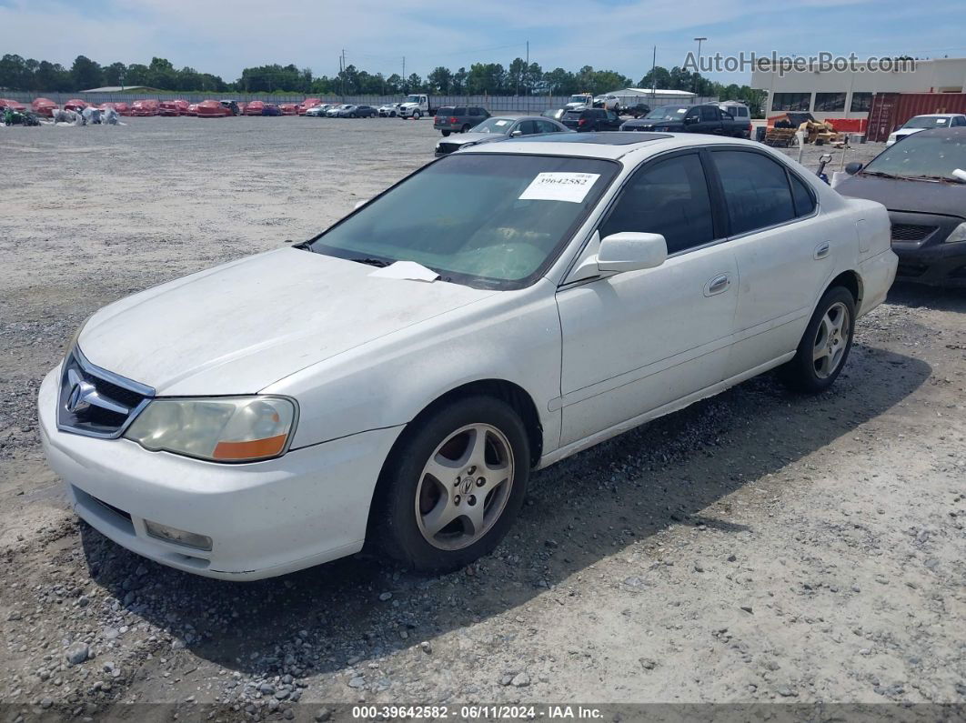 2002 Acura Tl 3.2 White vin: 19UUA56652A018760