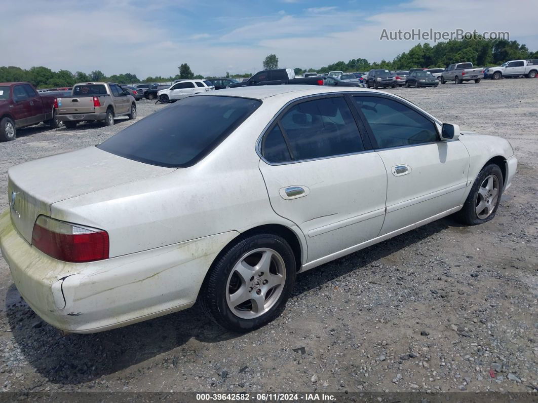 2002 Acura Tl 3.2 White vin: 19UUA56652A018760