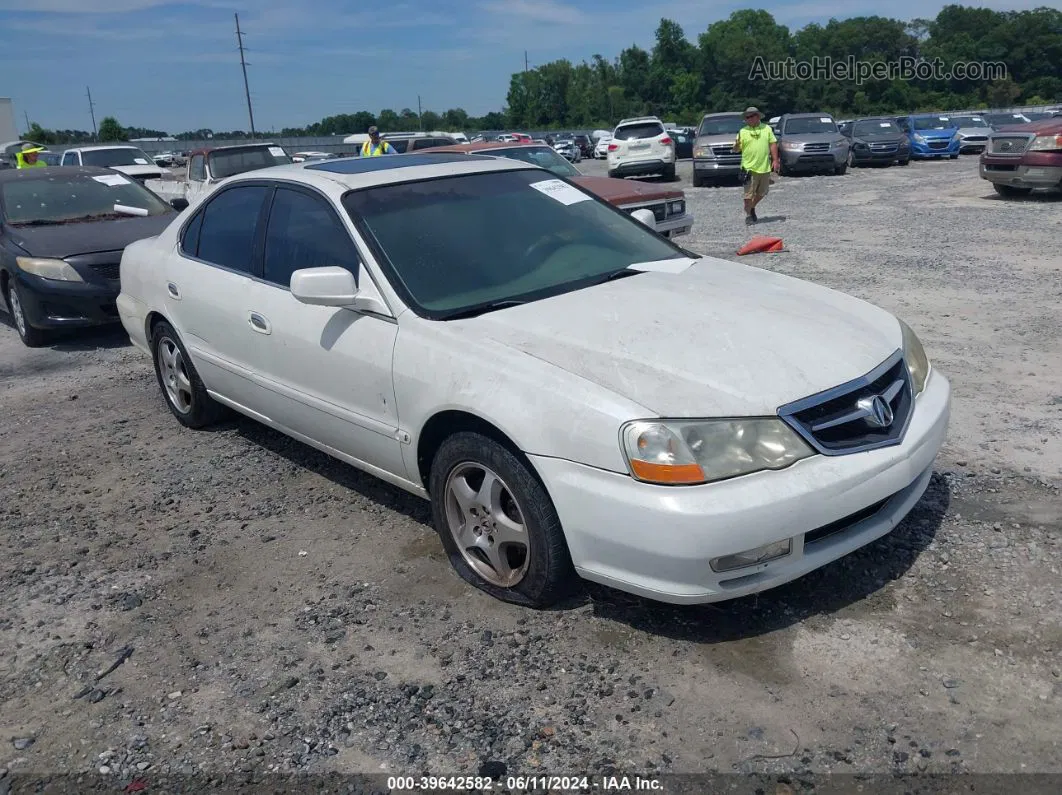 2002 Acura Tl 3.2 White vin: 19UUA56652A018760