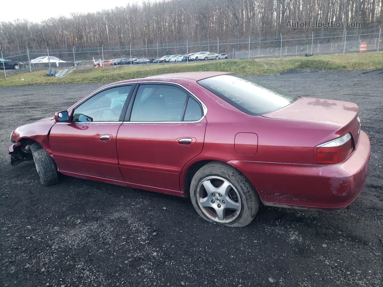 2002 Acura 3.2tl  Red vin: 19UUA56652A028561