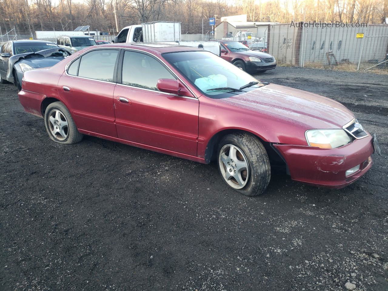 2002 Acura 3.2tl  Red vin: 19UUA56652A028561