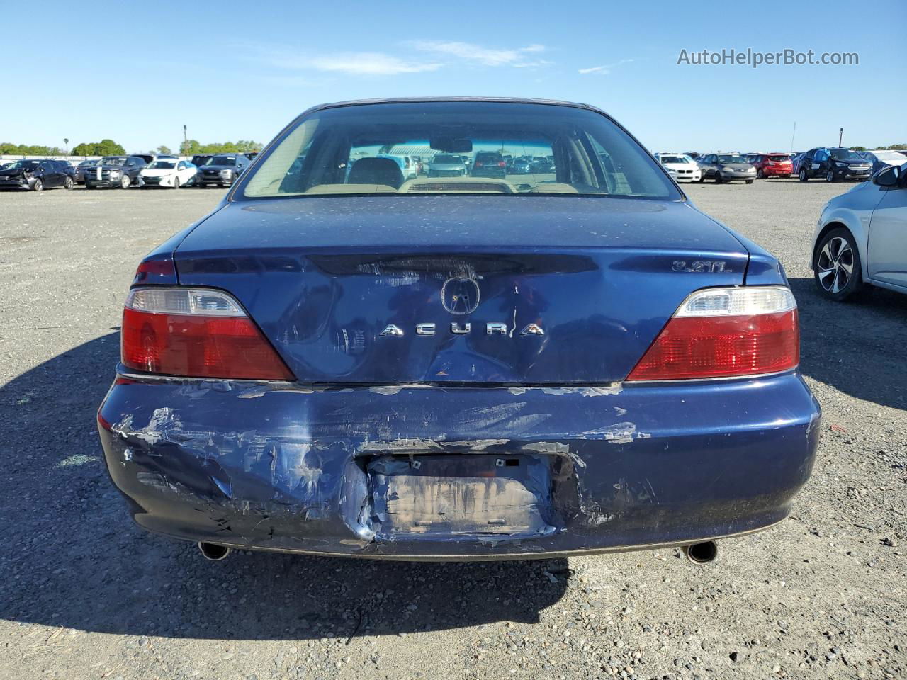 2002 Acura 3.2tl  Синий vin: 19UUA56652A053251