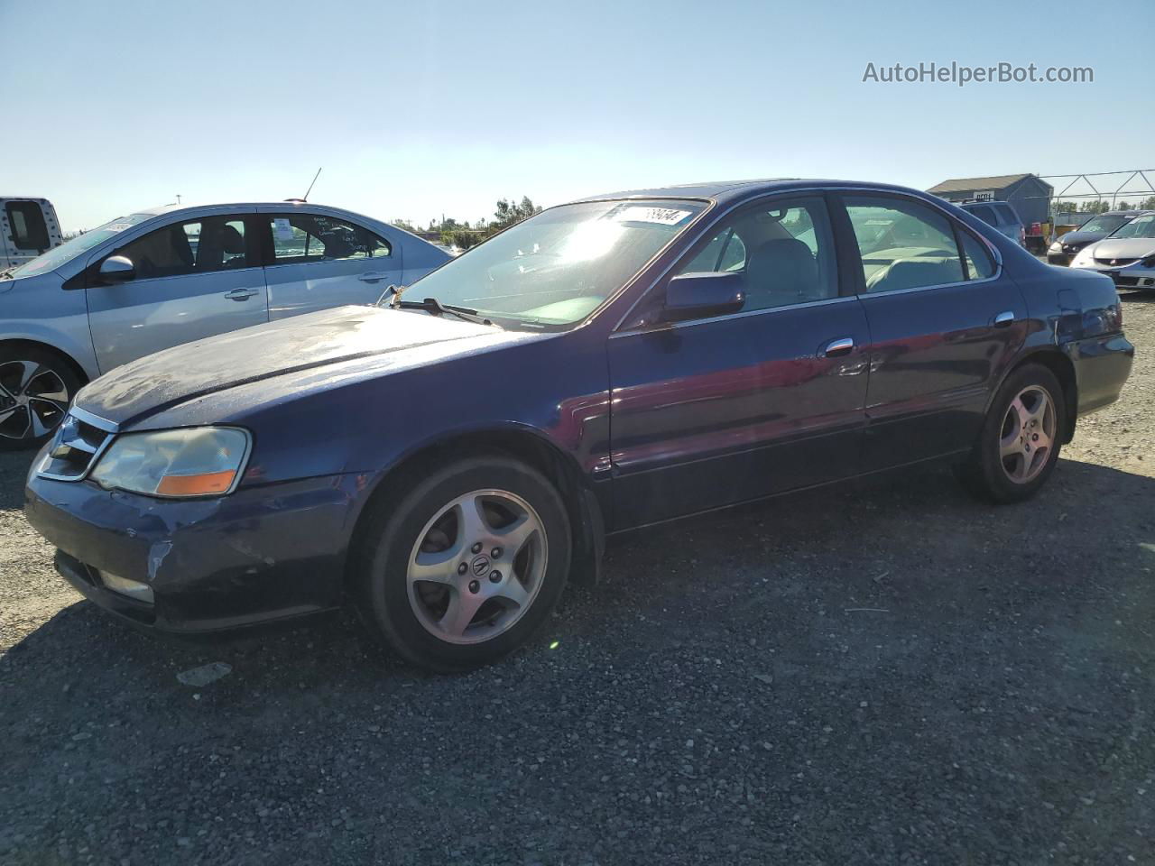 2002 Acura 3.2tl  Синий vin: 19UUA56652A053251