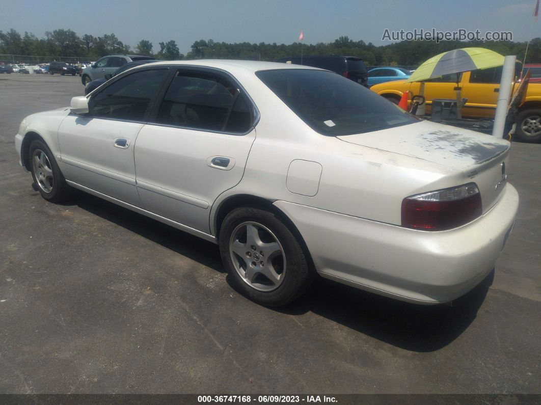 2002 Acura Tl   White vin: 19UUA56652A058501