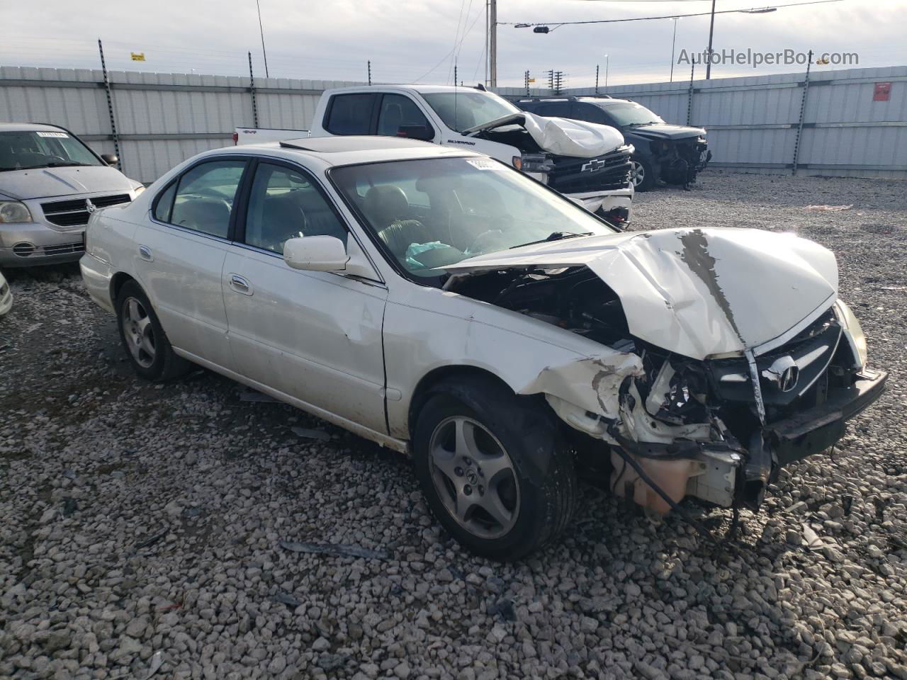 2002 Acura 3.2tl  White vin: 19UUA56662A038970