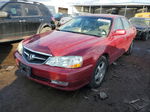 2002 Acura 3.2tl  Красный vin: 19UUA56662A044185