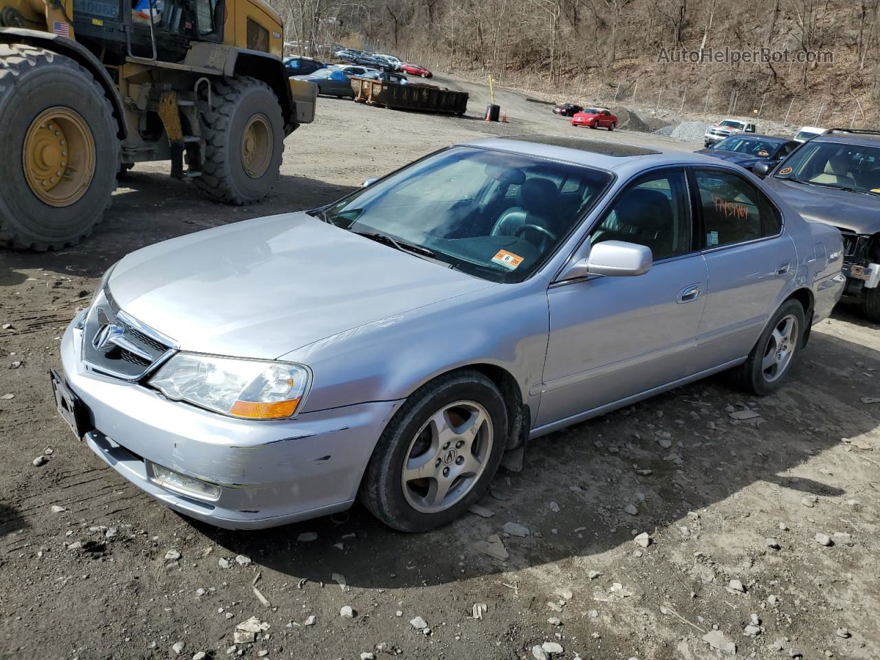 2002 Acura 3.2tl  Silver vin: 19UUA56672A026309