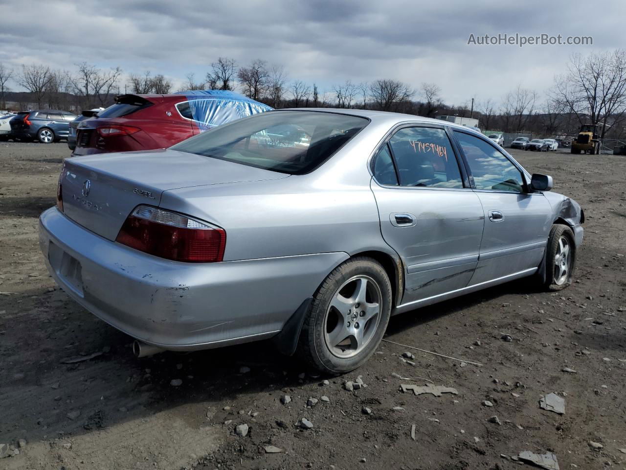 2002 Acura 3.2tl  Серебряный vin: 19UUA56672A026309