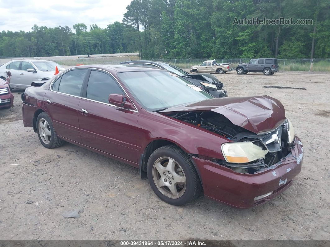 2002 Acura Tl 3.2 Red vin: 19UUA56672A045751