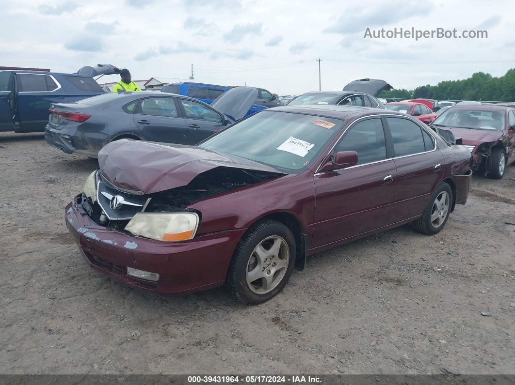 2002 Acura Tl 3.2 Red vin: 19UUA56672A045751