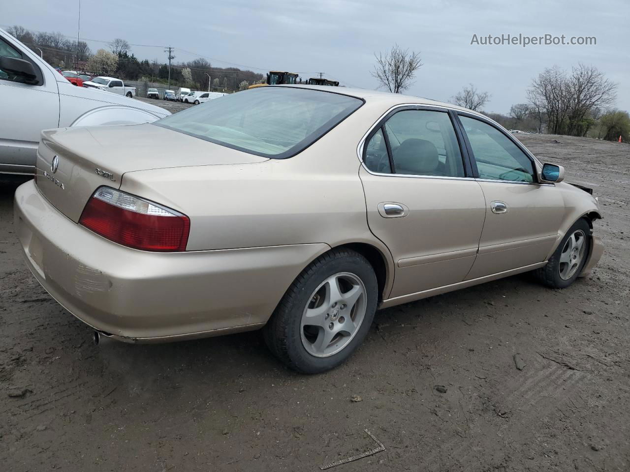 2002 Acura 3.2tl  Желто-коричневый vin: 19UUA56672A061609