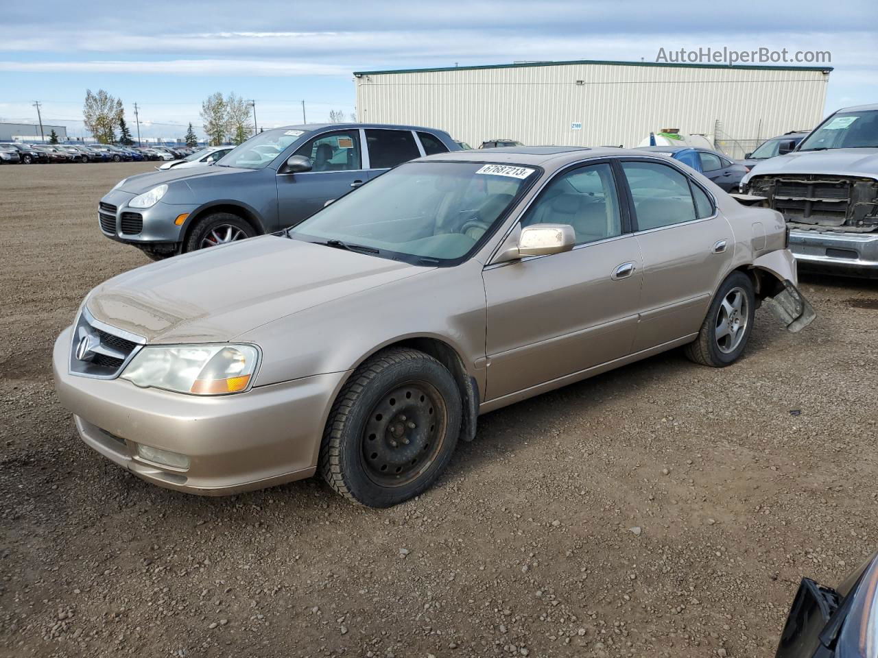 2002 Acura 3.2tl  Золотой vin: 19UUA56672A802180