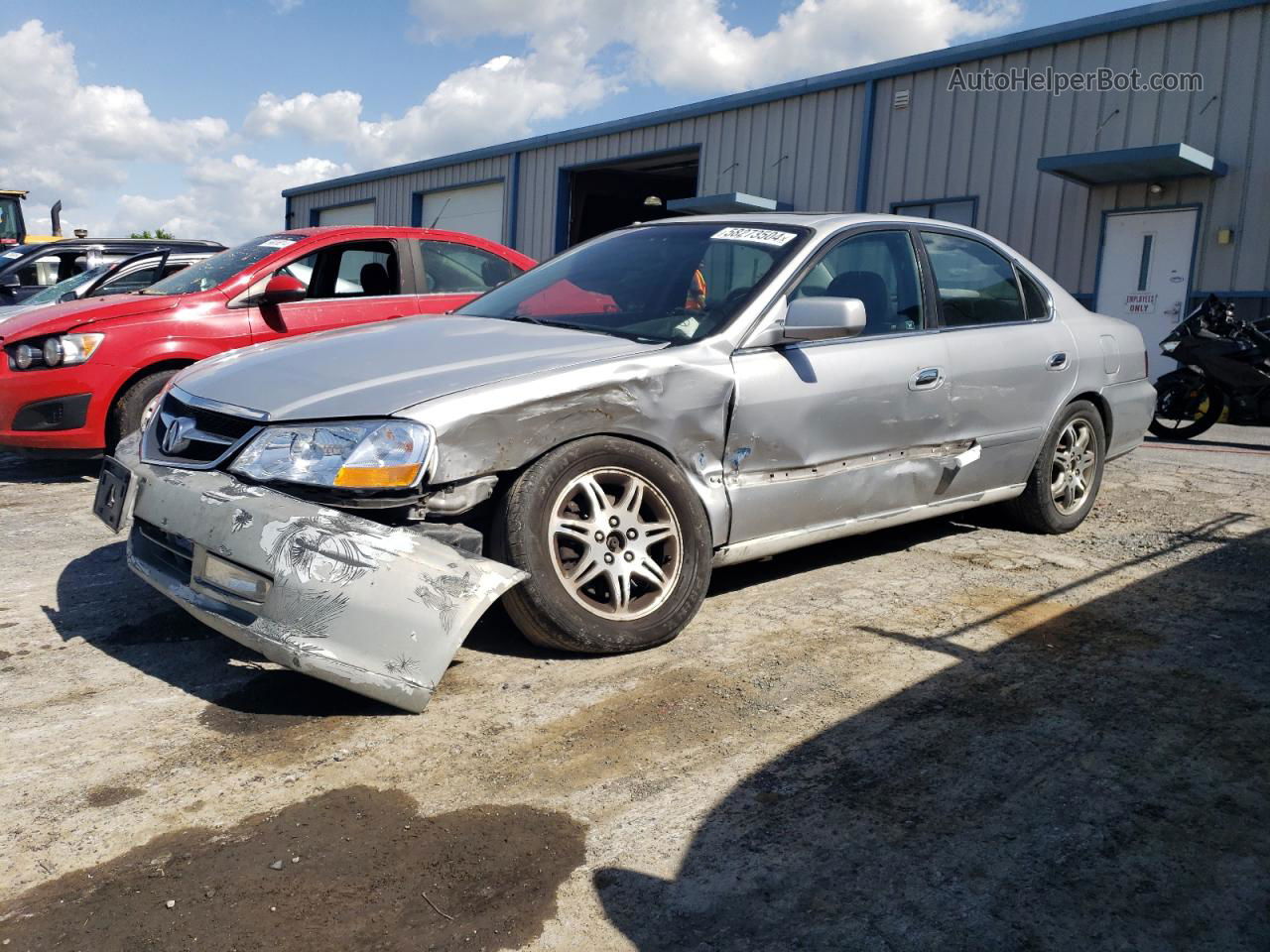 2002 Acura 3.2tl  Silver vin: 19UUA56682A027940