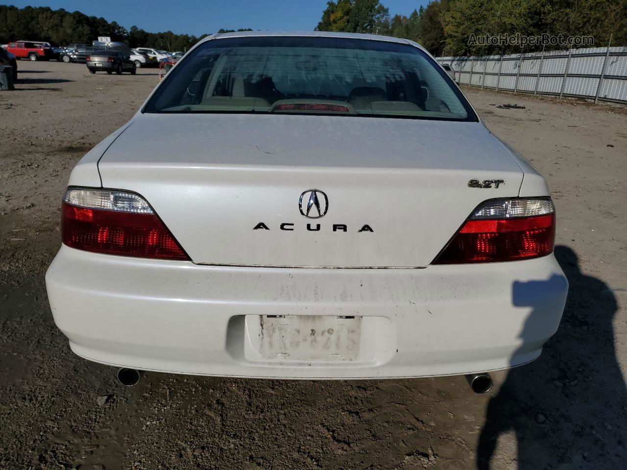 2002 Acura 3.2tl  White vin: 19UUA566X2A012260