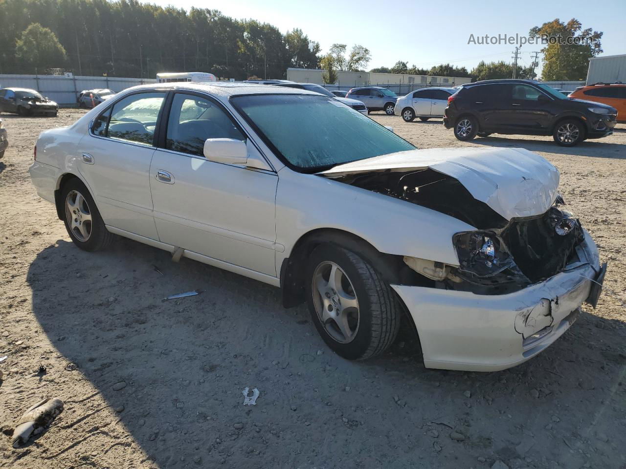 2002 Acura 3.2tl  White vin: 19UUA566X2A012260