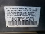 2002 Acura 3.2tl  Gray vin: 19UUA56702A022174