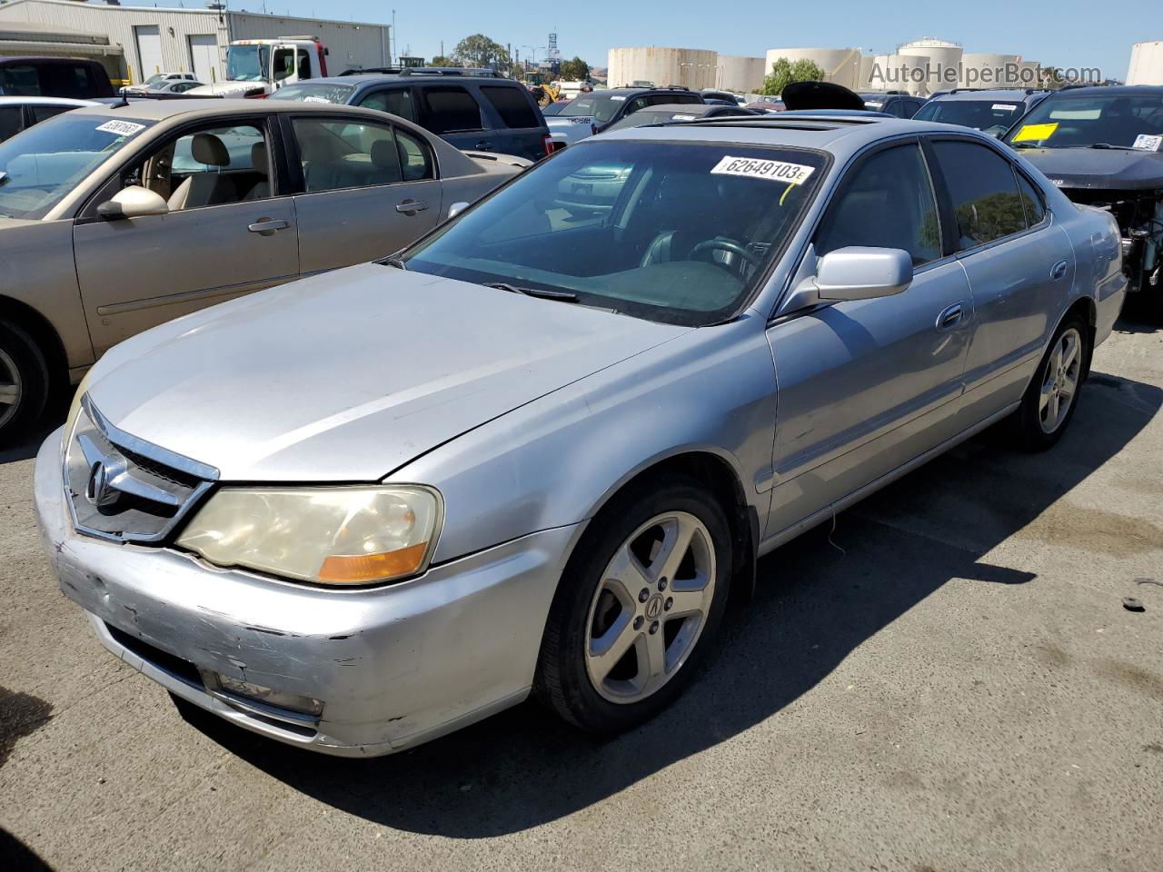 2002 Acura 3.2tl  Серебряный vin: 19UUA56712A034561