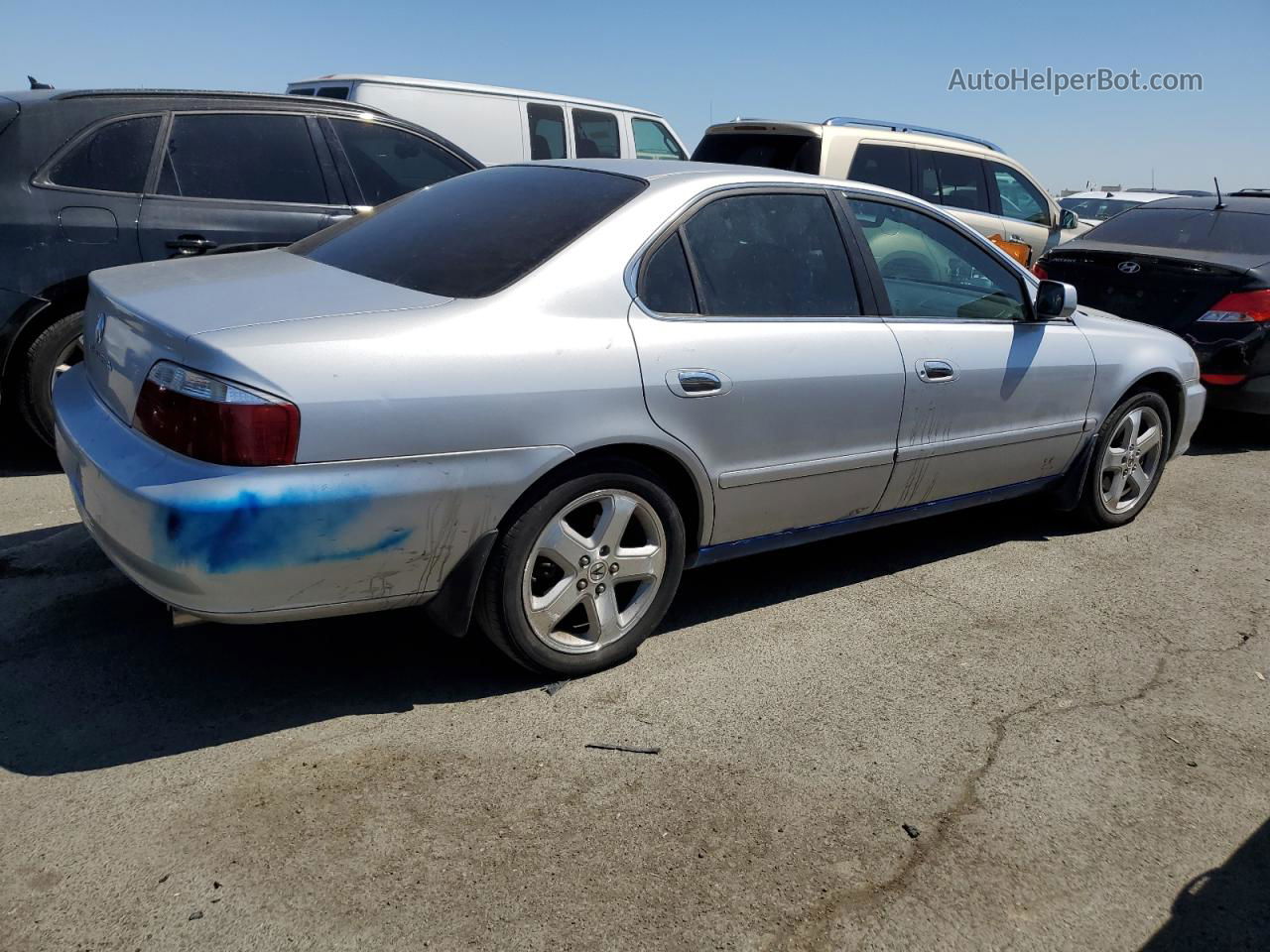 2002 Acura 3.2tl  Silver vin: 19UUA56712A034561