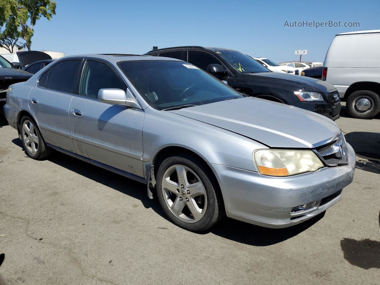 2002 Acura 3.2tl  Серебряный vin: 19UUA56712A034561