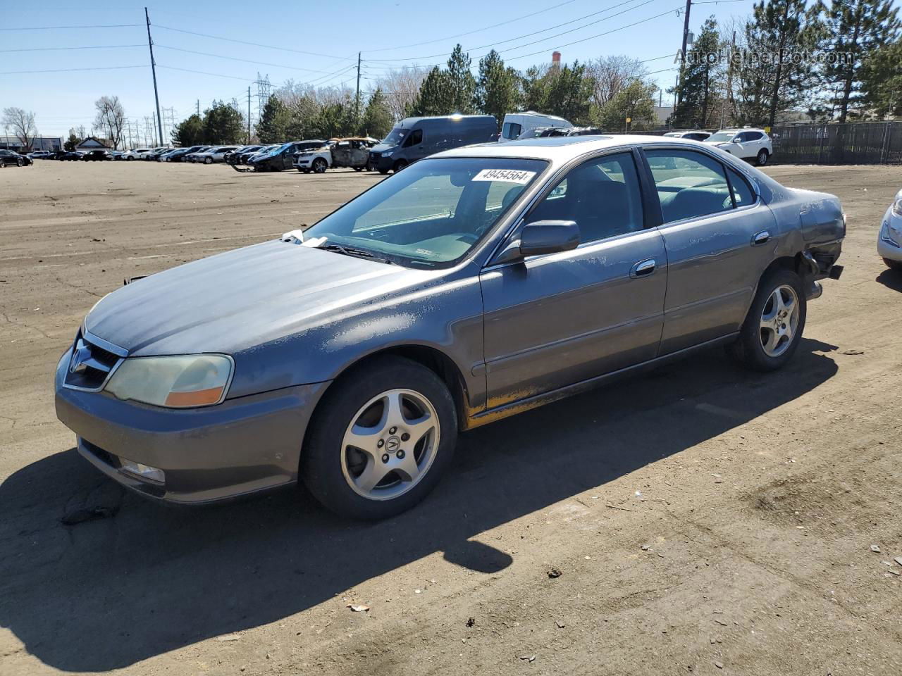 2002 Acura 3.2tl  Серый vin: 19UUA56722A005182