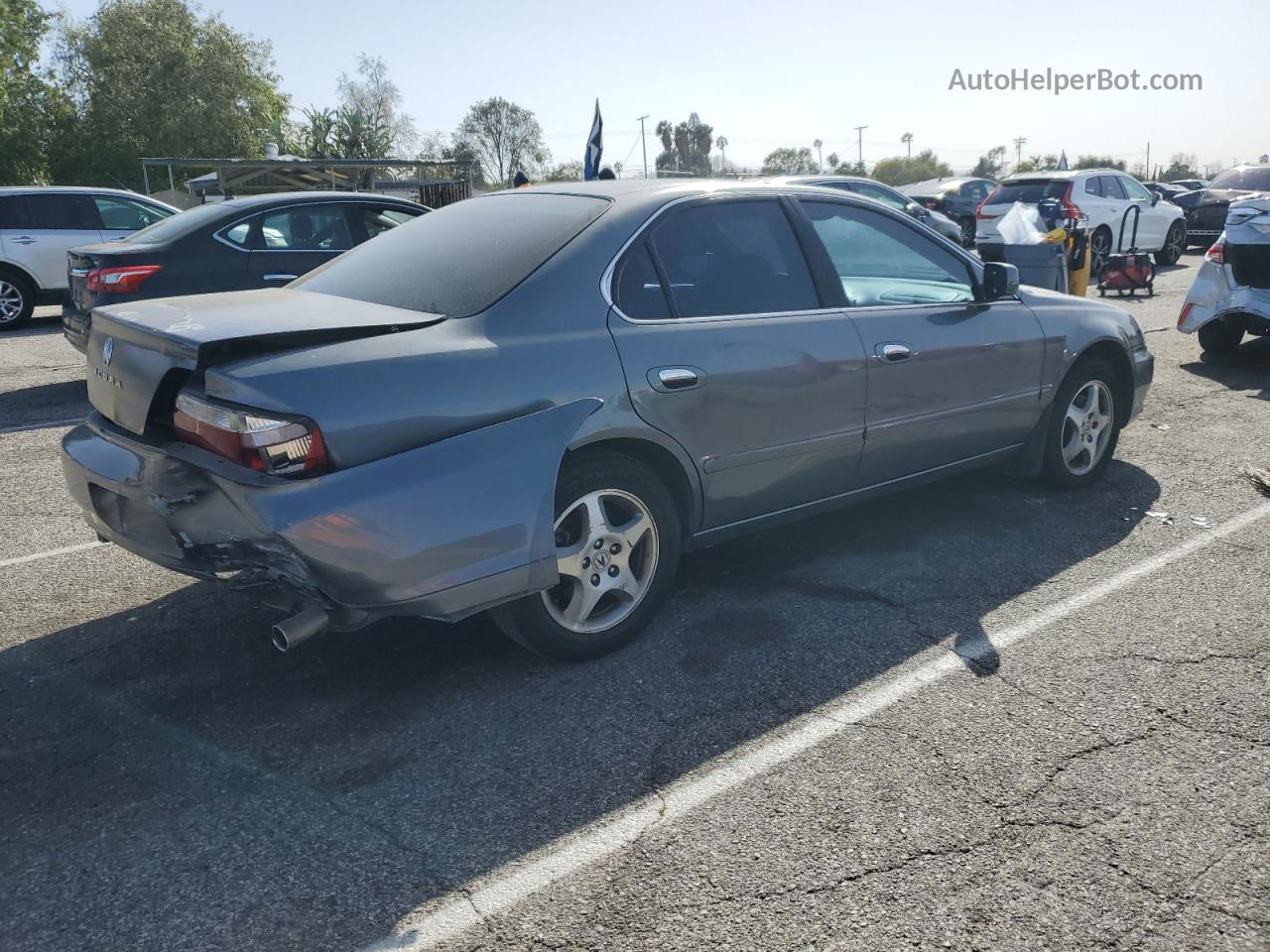 2002 Acura 3.2tl  Серый vin: 19UUA56742A045568