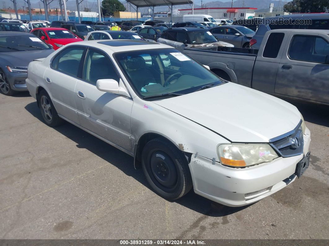 2002 Acura Tl 3.2 White vin: 19UUA56762A034197