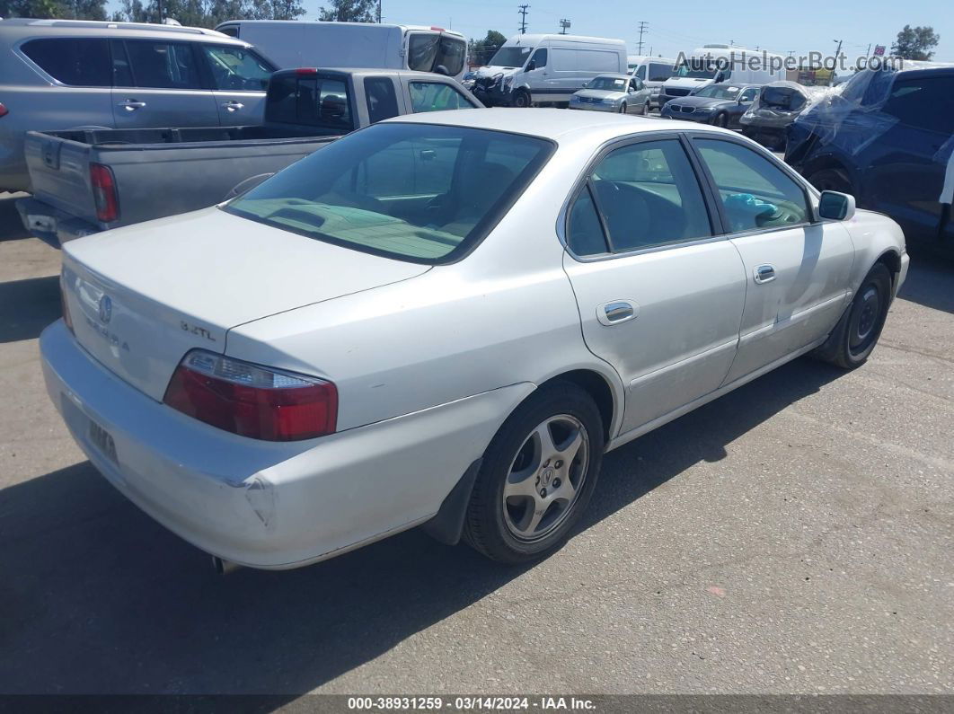 2002 Acura Tl 3.2 White vin: 19UUA56762A034197