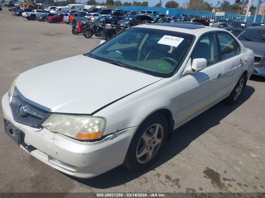 2002 Acura Tl 3.2 White vin: 19UUA56762A034197