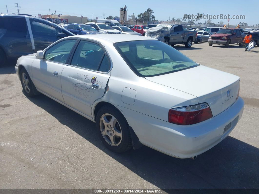 2002 Acura Tl 3.2 White vin: 19UUA56762A034197