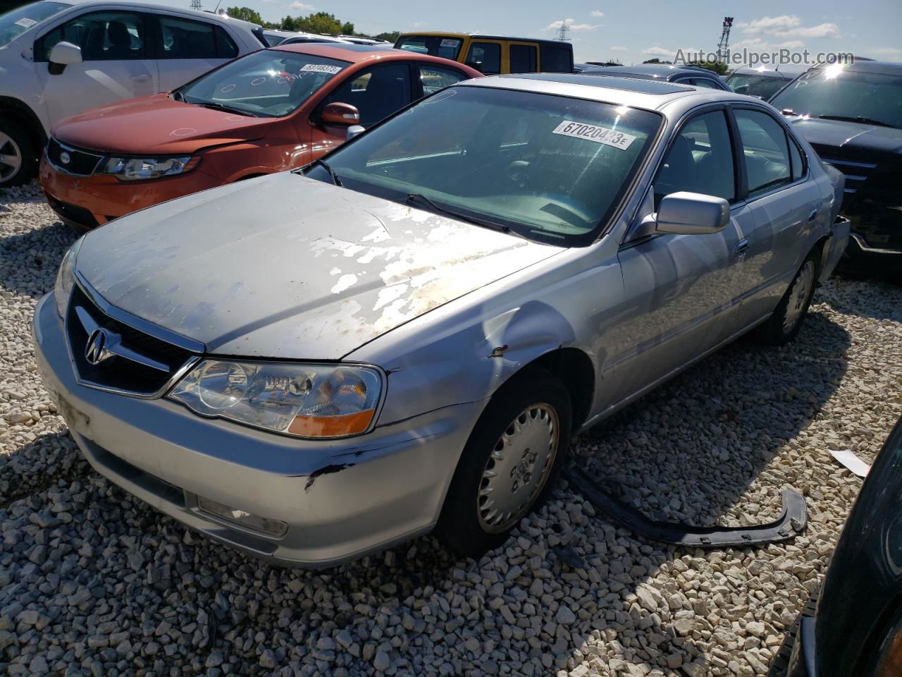 2002 Acura 3.2tl Type-s Silver vin: 19UUA56812A003464