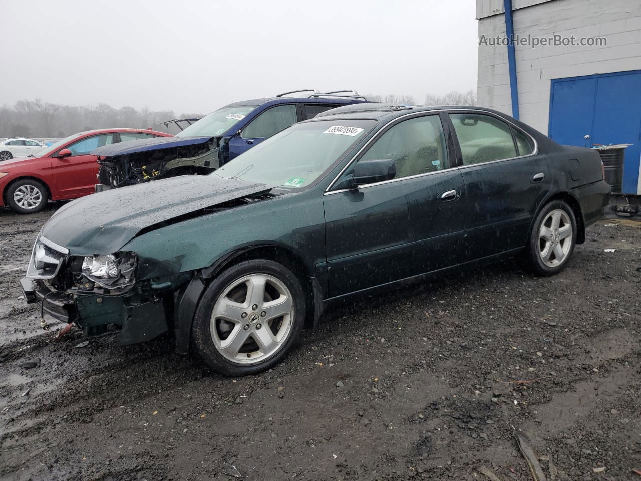 2002 Acura 3.2tl Type-s Green vin: 19UUA56812A022497