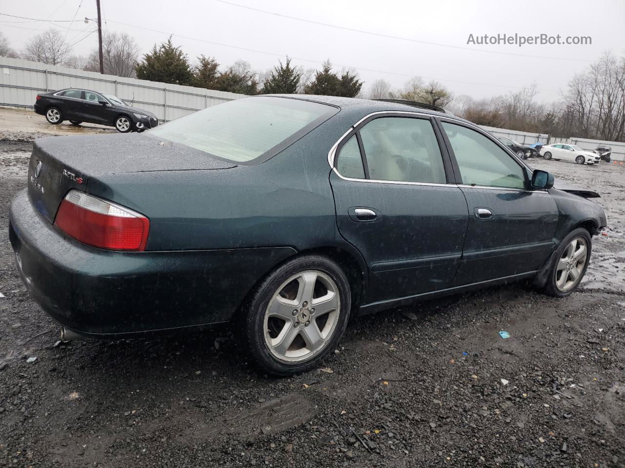 2002 Acura 3.2tl Type-s Green vin: 19UUA56812A022497