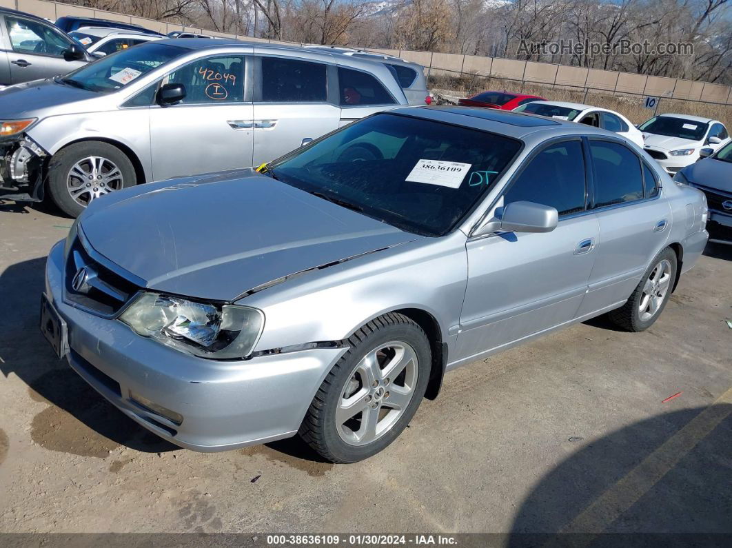 2002 Acura Tl Type S Silver vin: 19UUA56812A034830