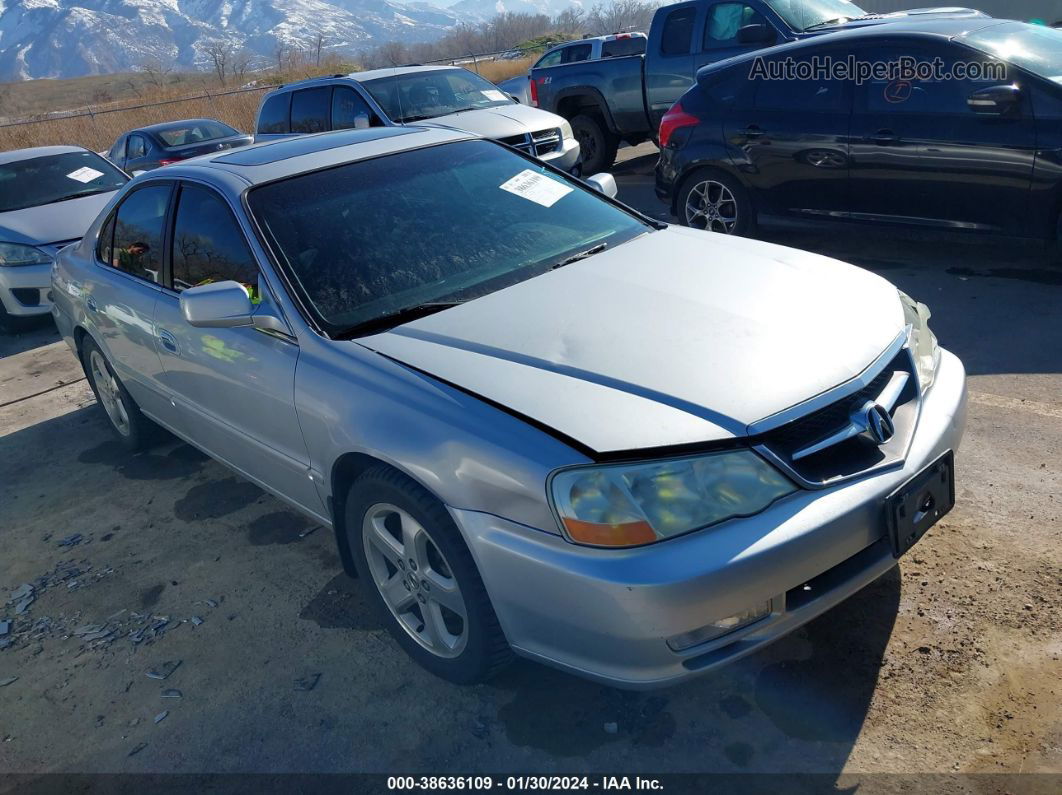 2002 Acura Tl Type S Silver vin: 19UUA56812A034830