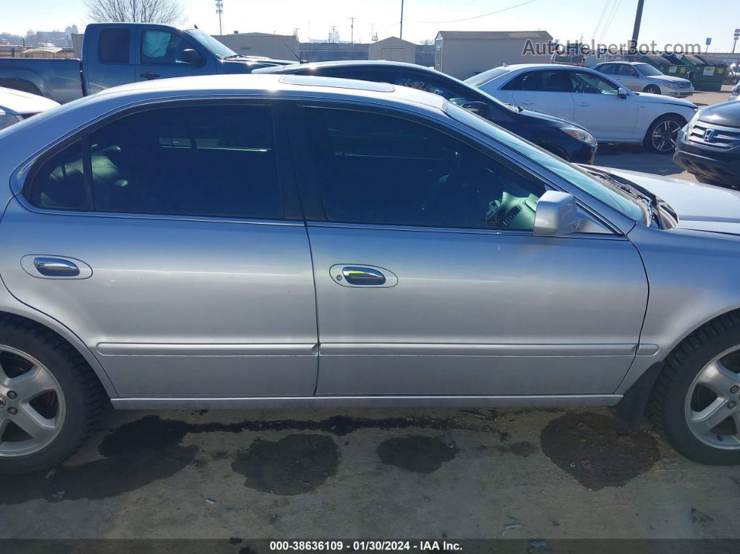 2002 Acura Tl Type S Silver vin: 19UUA56812A034830