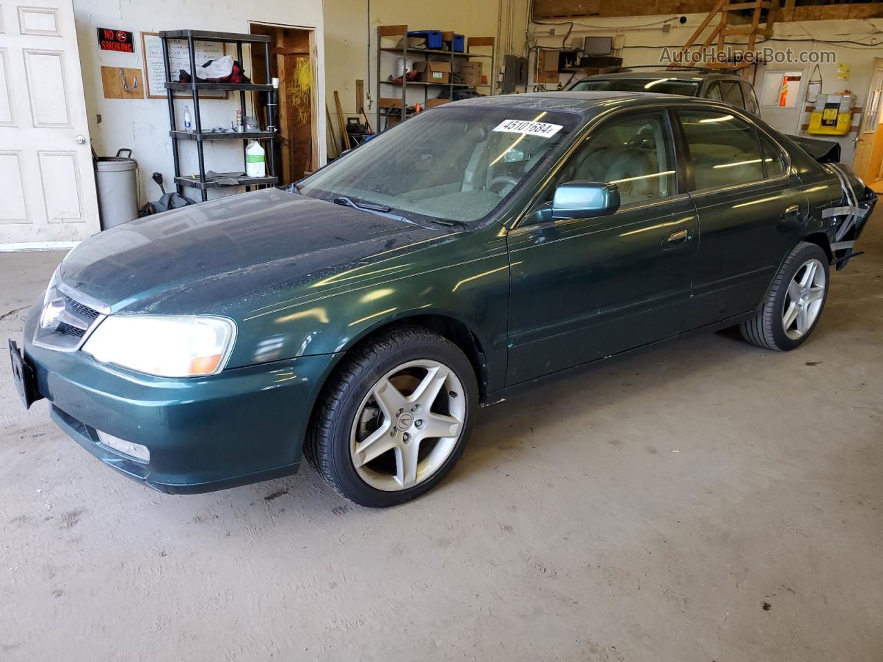 2002 Acura 3.2tl Type-s Green vin: 19UUA56822A041561