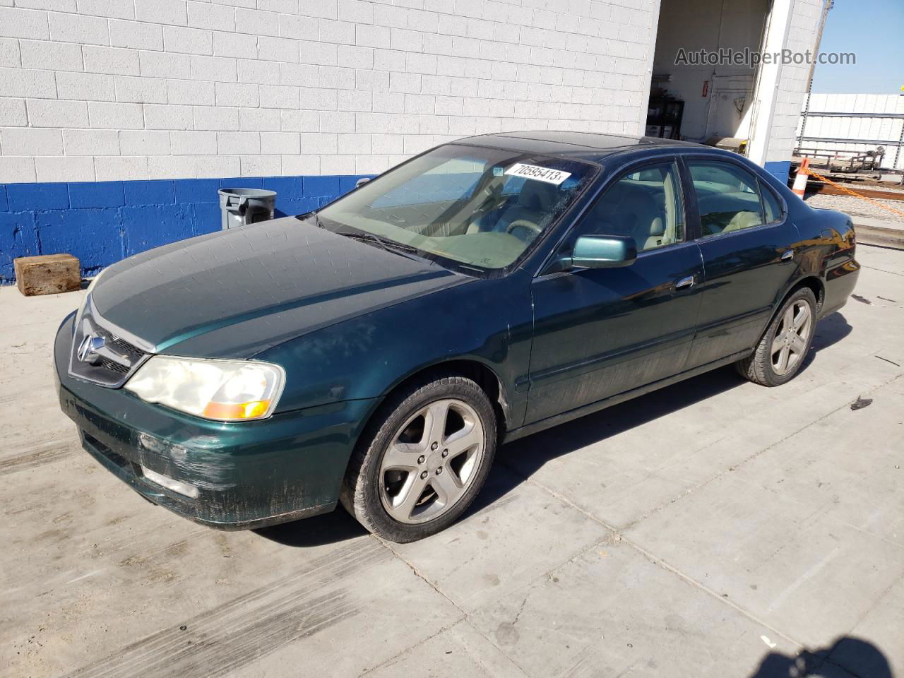 2002 Acura 3.2tl Type-s Зеленый vin: 19UUA56822A047909