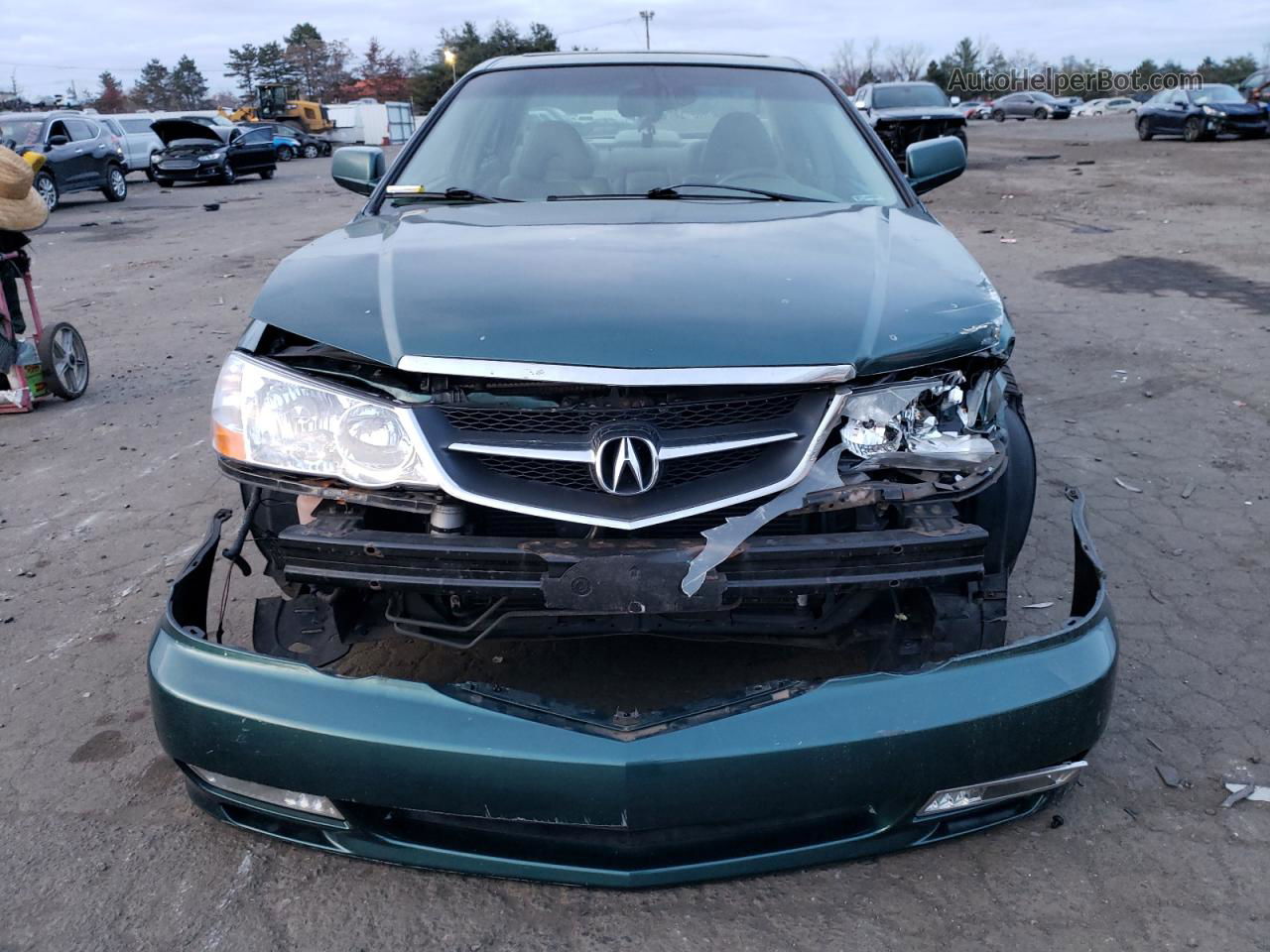 2002 Acura 3.2tl Type-s Green vin: 19UUA56842A028701