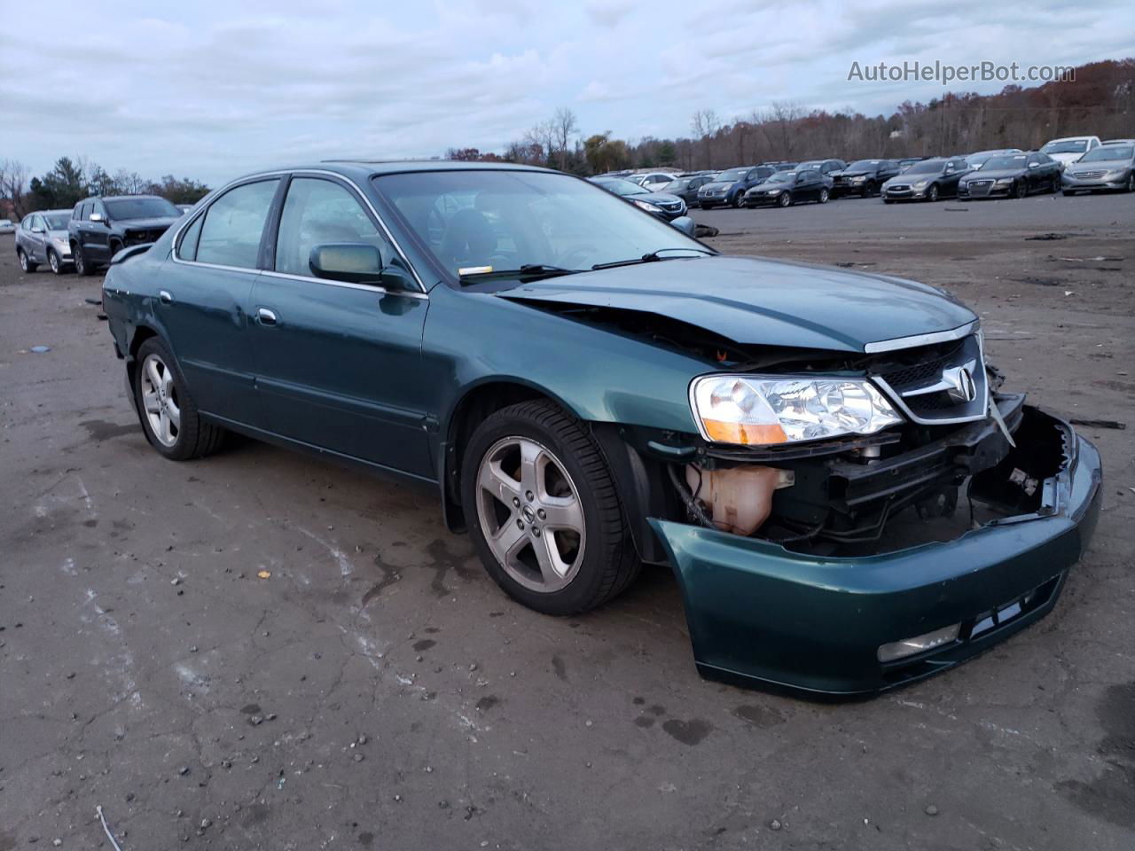 2002 Acura 3.2tl Type-s Green vin: 19UUA56842A028701