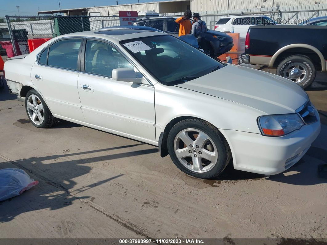 2002 Acura Tl Type S White vin: 19UUA56852A060136