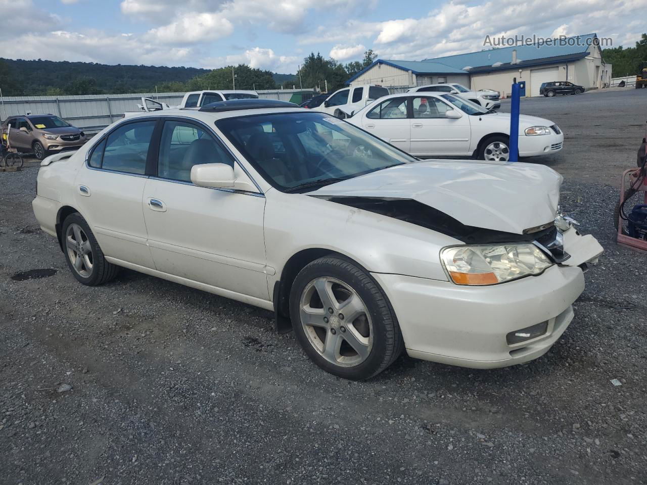 2002 Acura 3.2tl Type-s White vin: 19UUA56882A031908