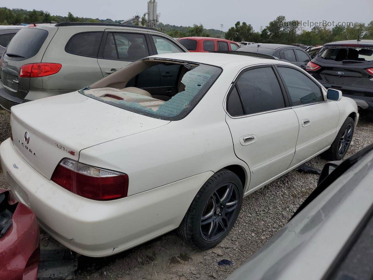 2002 Acura 3.2tl Type-s White vin: 19UUA56902A057122