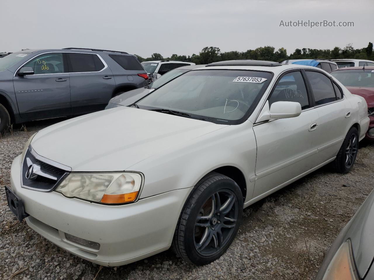 2002 Acura 3.2tl Type-s White vin: 19UUA56902A057122