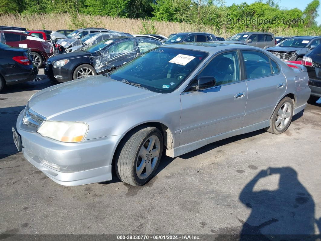 2002 Acura Tl Type S W/navigation Silver vin: 19UUA56912A004199