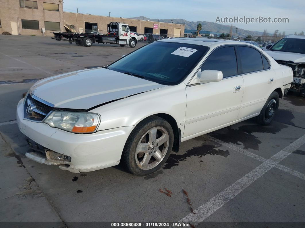 2002 Acura Tl Type S W/navigation White vin: 19UUA56932A016936